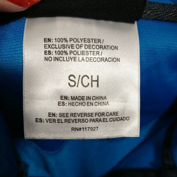 And1 Athletic Full Zip Jacket Track Basketball Men Size S Blue Gray Long Sleeve - Picture 7 of 9